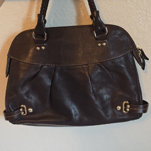 Elliott Lucca Leather Dark Brown Purse - Picture 3 of 16
